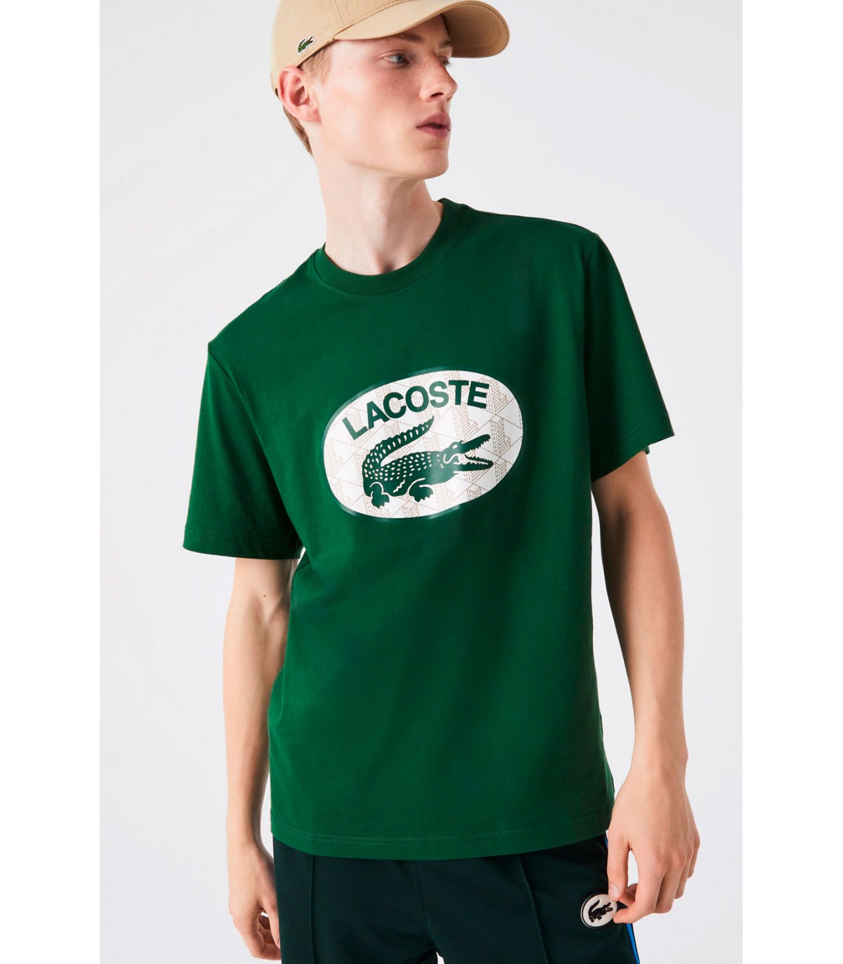 pase a ver Deducir cazar Camiseta Lacoste Regular Fit Verde