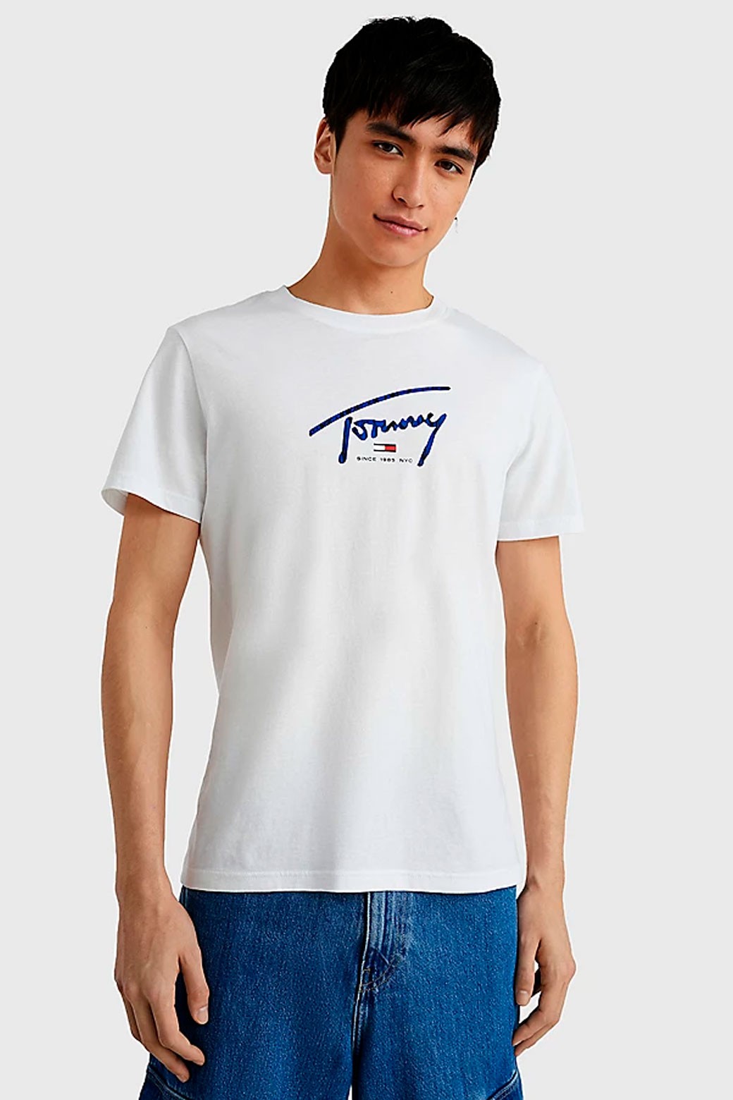 Camiseta Tommy Jeans Signature Psychedelic Blanca
