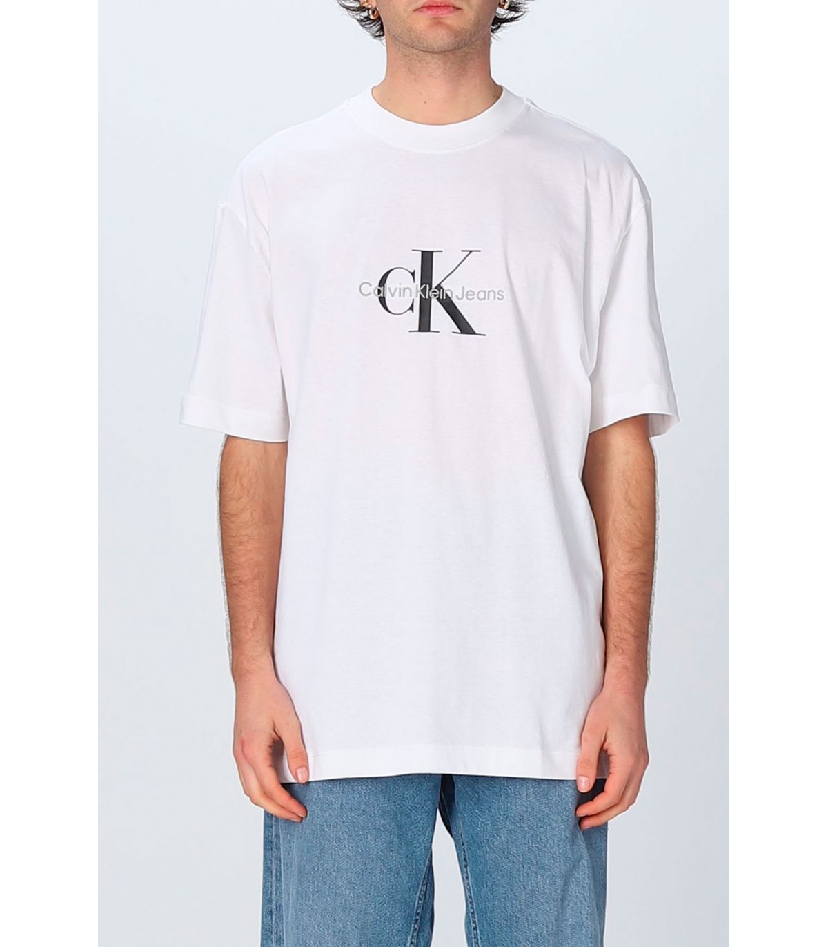 Camiseta Klein Monologo Oversized Blanca