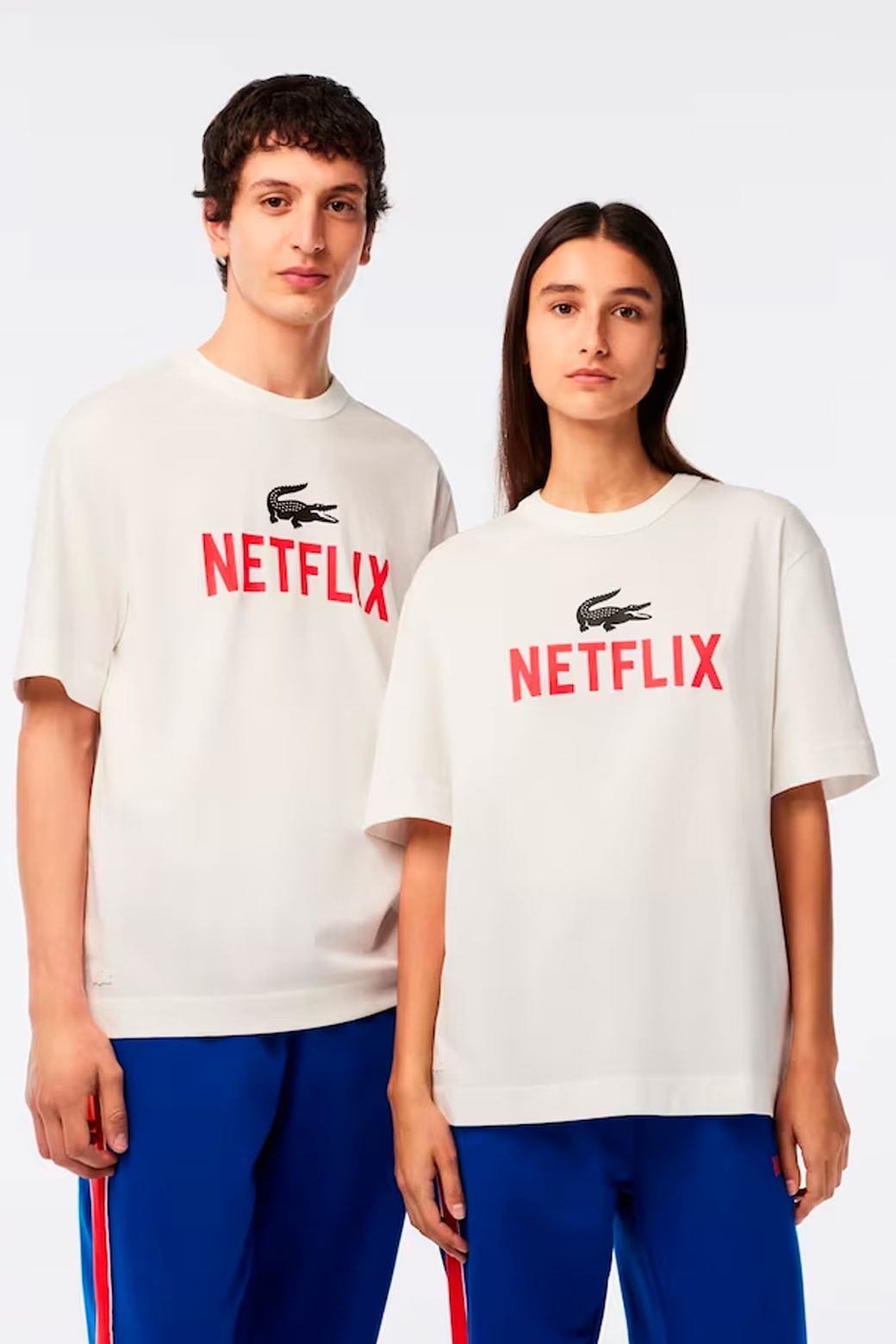 Camiseta Lacoste Netflix Blanco