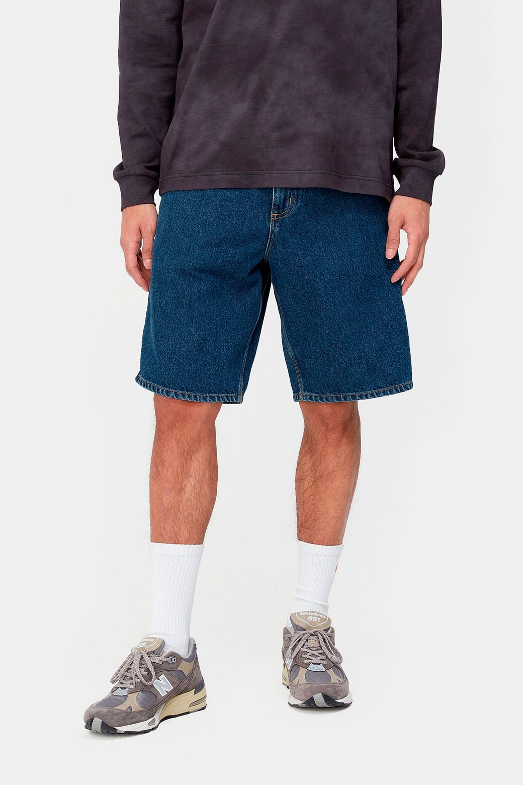 Bermuda Carhartt Wip Single Knee Azul