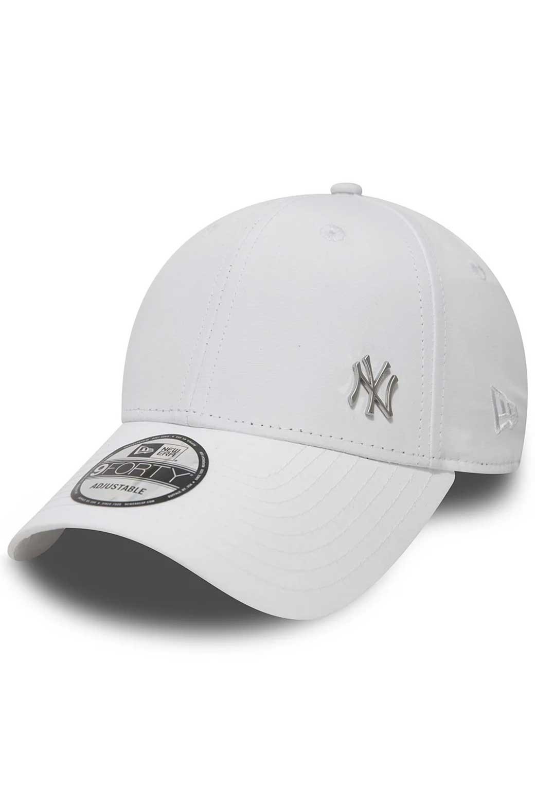 Casquette New Era 940 New York Yankees Optic White - Femme, Taille Unique, Coton, Fermeture Réglable
