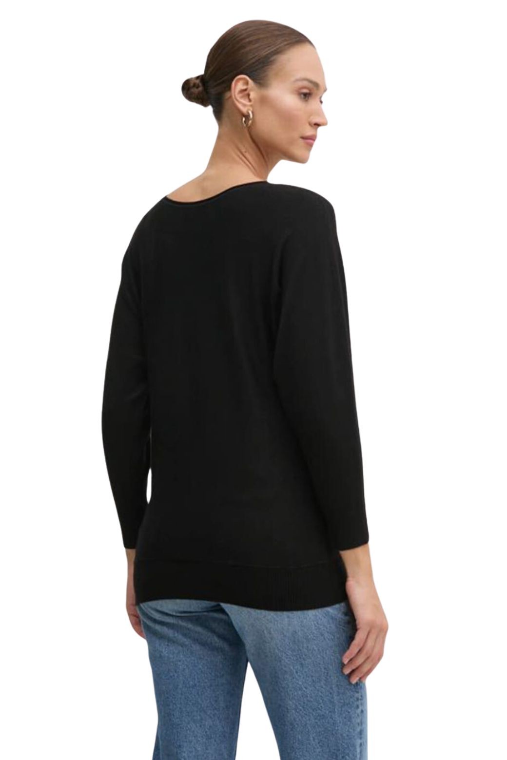 Camiseta manga larga Guess 4G Logo Negro
