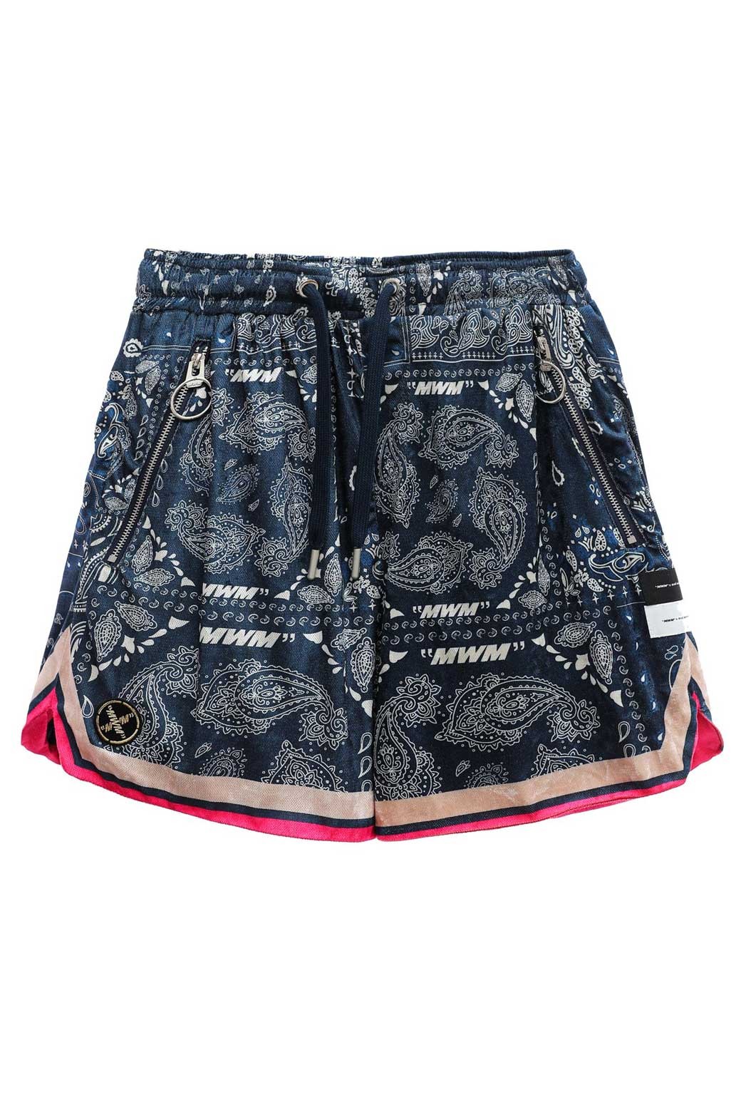 Bermuda MWM Bandana Azul y Rosa