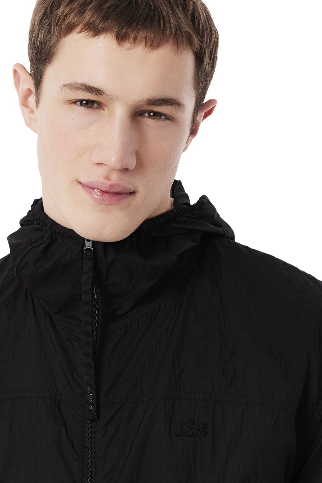 Chaqueta Lacoste Ripstop Negro