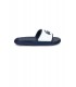Chanclas Lacoste Serve Slide Dual Azul marino y Blancas