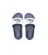 Chanclas Lacoste Serve Slide Dual Azul marino y Blancas
