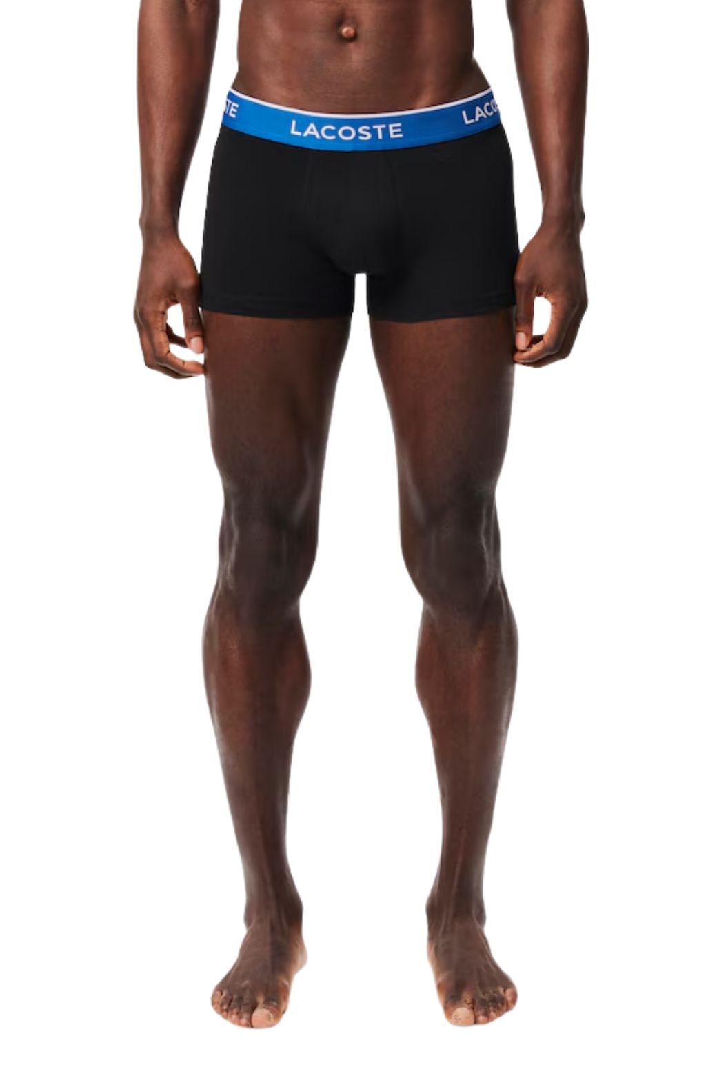 Boxers Lacoste Pack 3 Negro, Azul y Gris