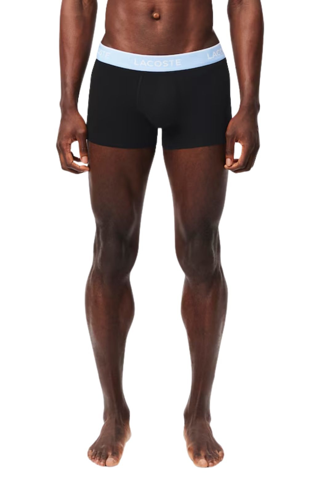 Boxers Lacoste Pack 3 Negro, Azul y Gris