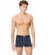 Boxers Lacoste Pack 3 Azul Marino, Blanco y Gris
