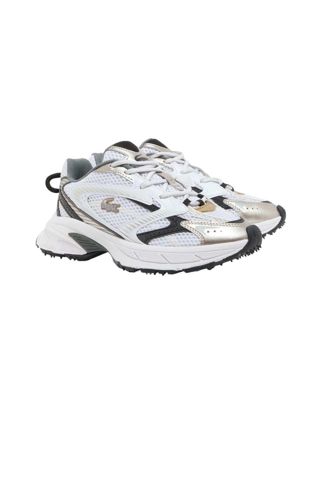 Zapatillas Lacoste L003 Neo Shot Blanco y Plata