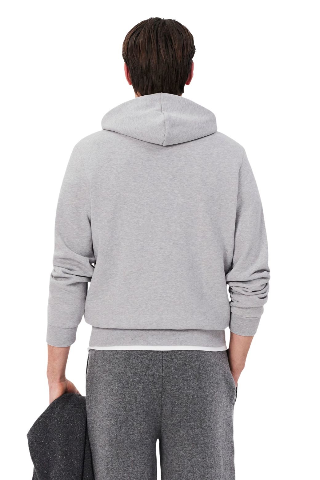 Sudadera Lacoste Capucha Basic Gris