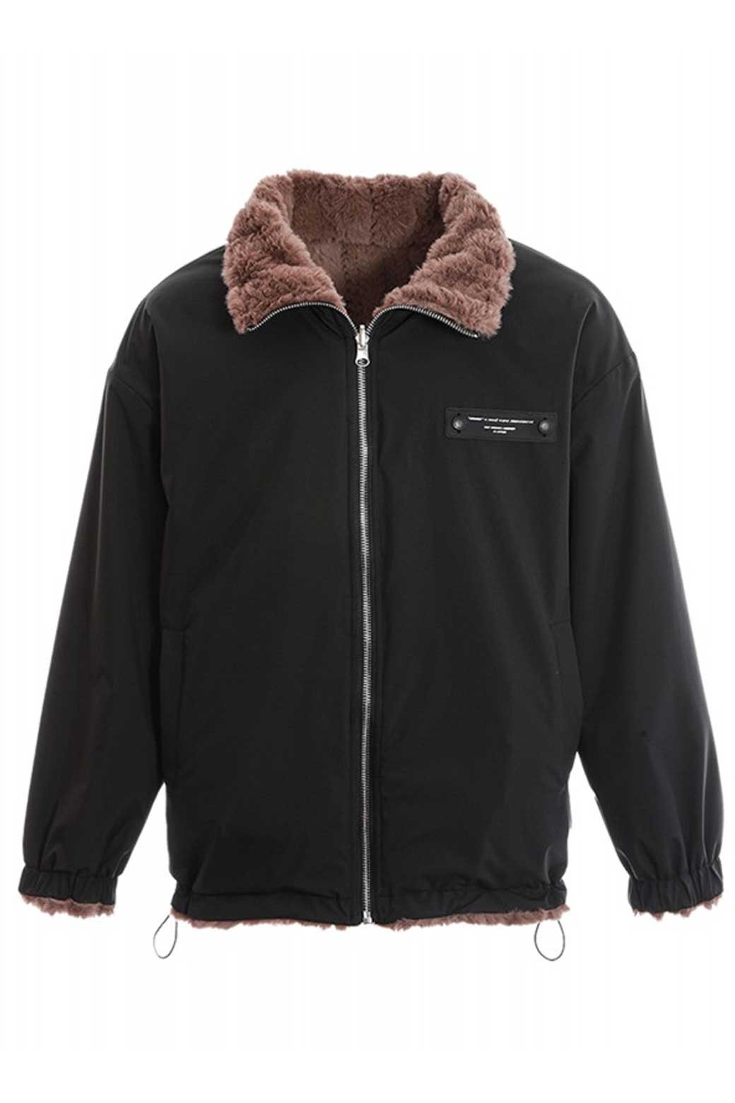 Abrigo MWM Teddy Reversible Marron