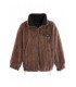 Abrigo MWM Teddy Reversible Marron