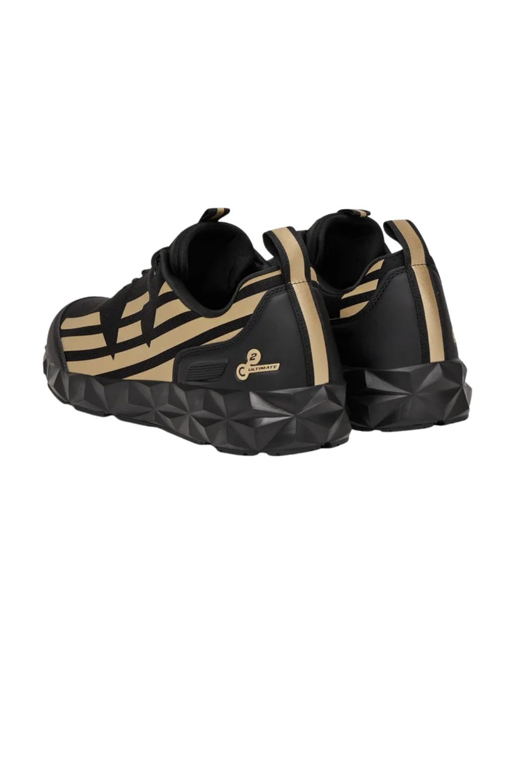 Zapatillas EA7 Emporio Armani C2 Kombat Negras y Doradas