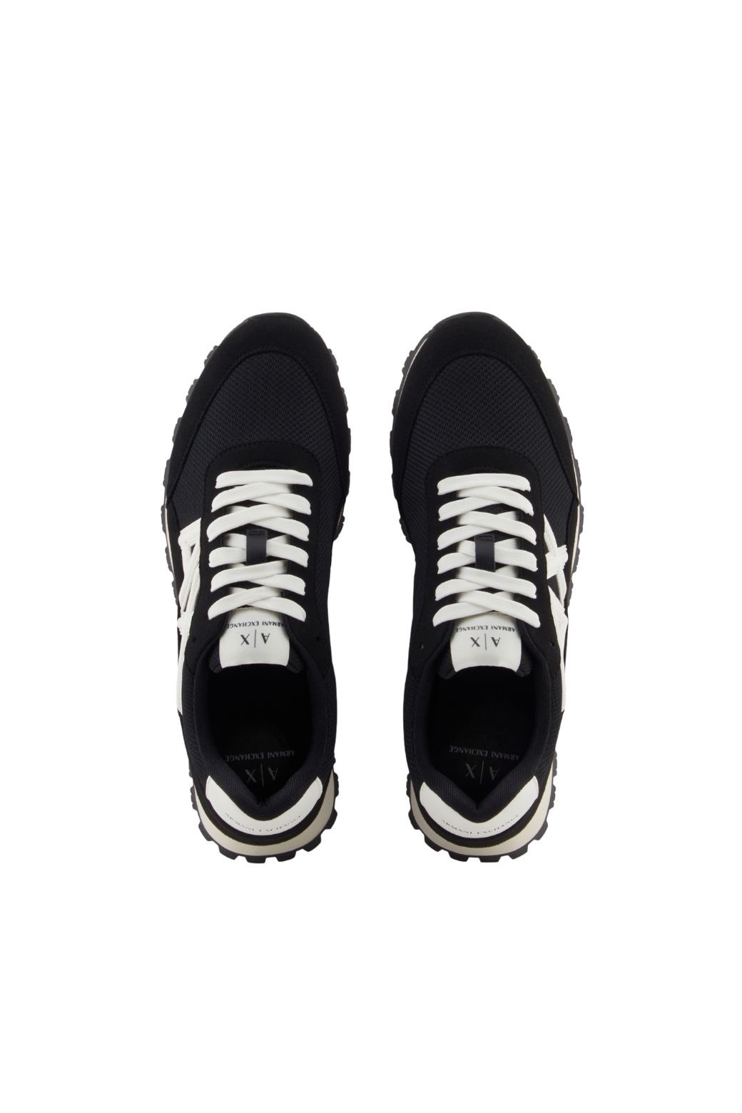 Zapatillas Armani Exchange Contrast Negras y Blanca