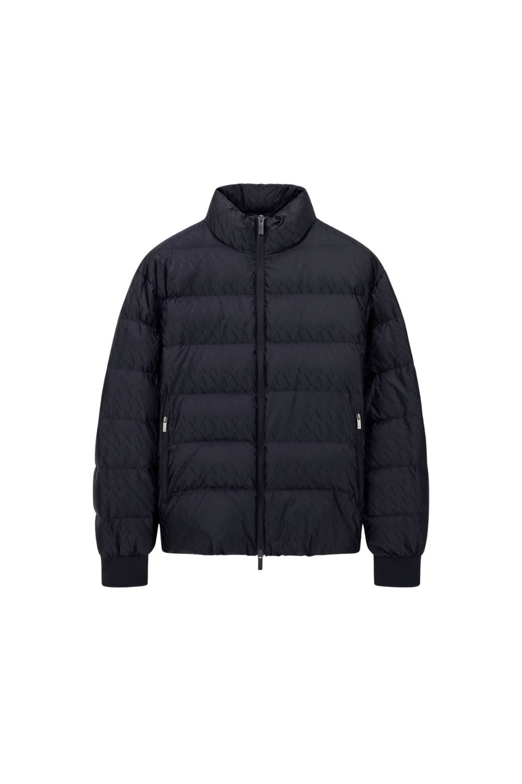 Abrigo Armani Exchange Multilogo Negro
