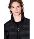 Abrigo Armani Exchange Multilogo Negro