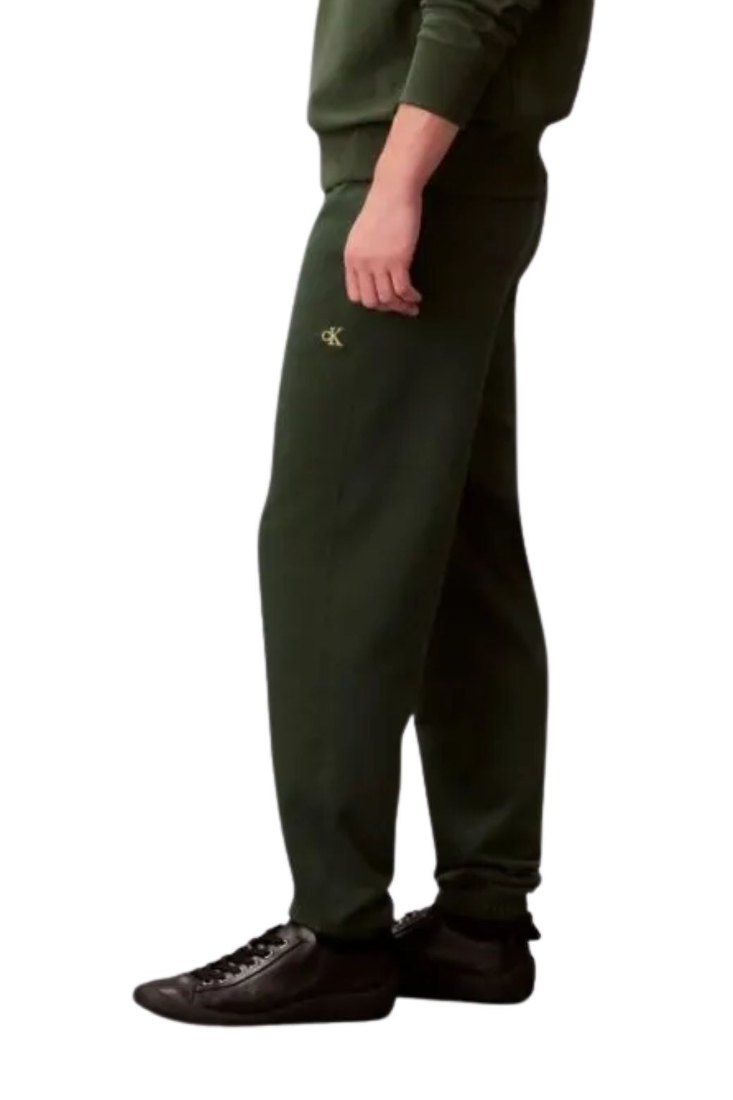Pantalón Calvin Klein Monogram Terry Verde
