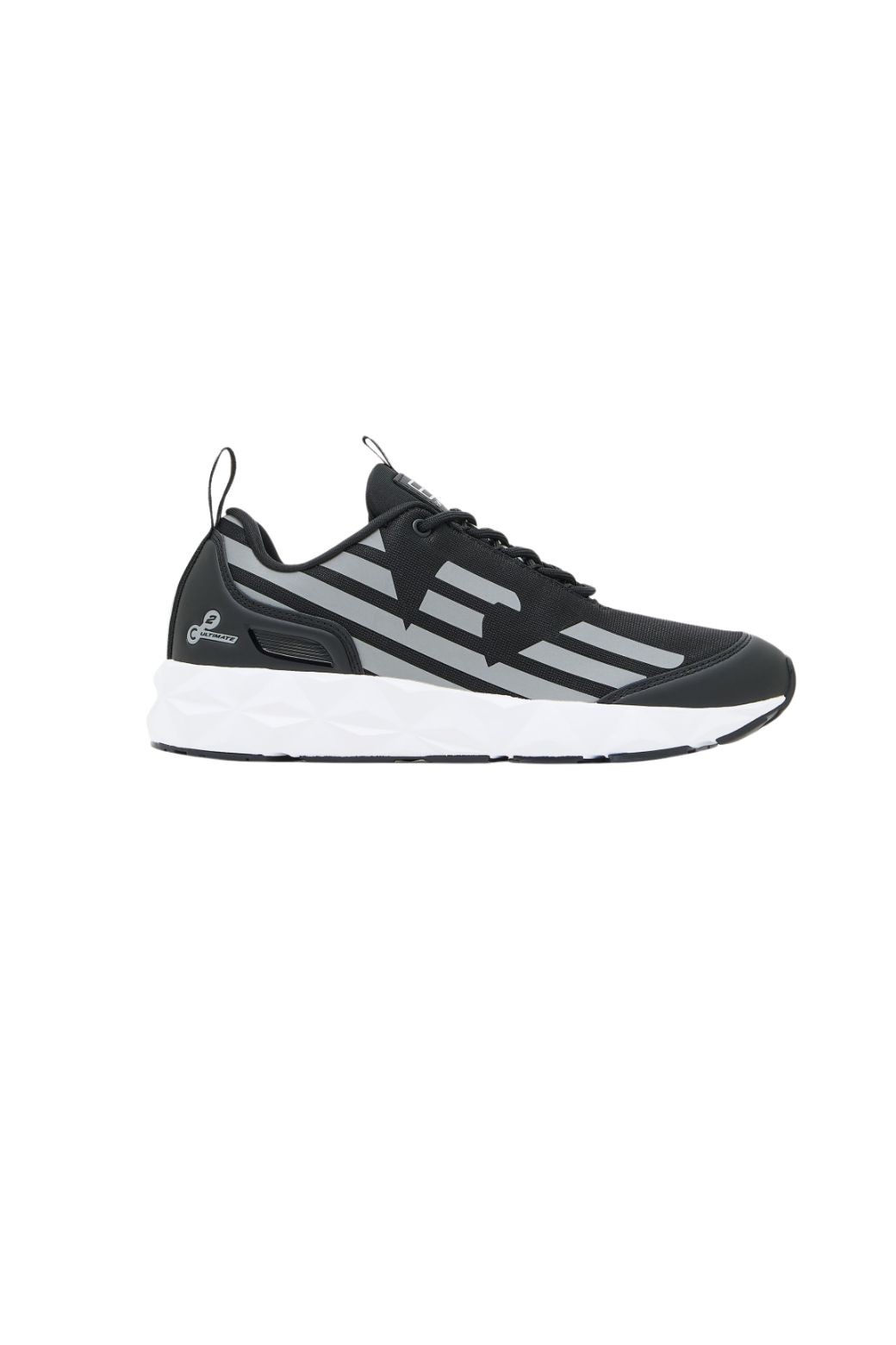 Zapatillas EA7 Emporio Armani C2 Kombat Negro y Plata