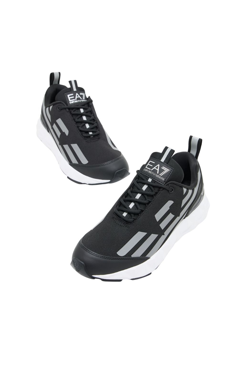 Zapatillas EA7 Emporio Armani C2 Kombat Negro y Plata