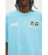 Camiseta AAPE Back Aaper Turquesa