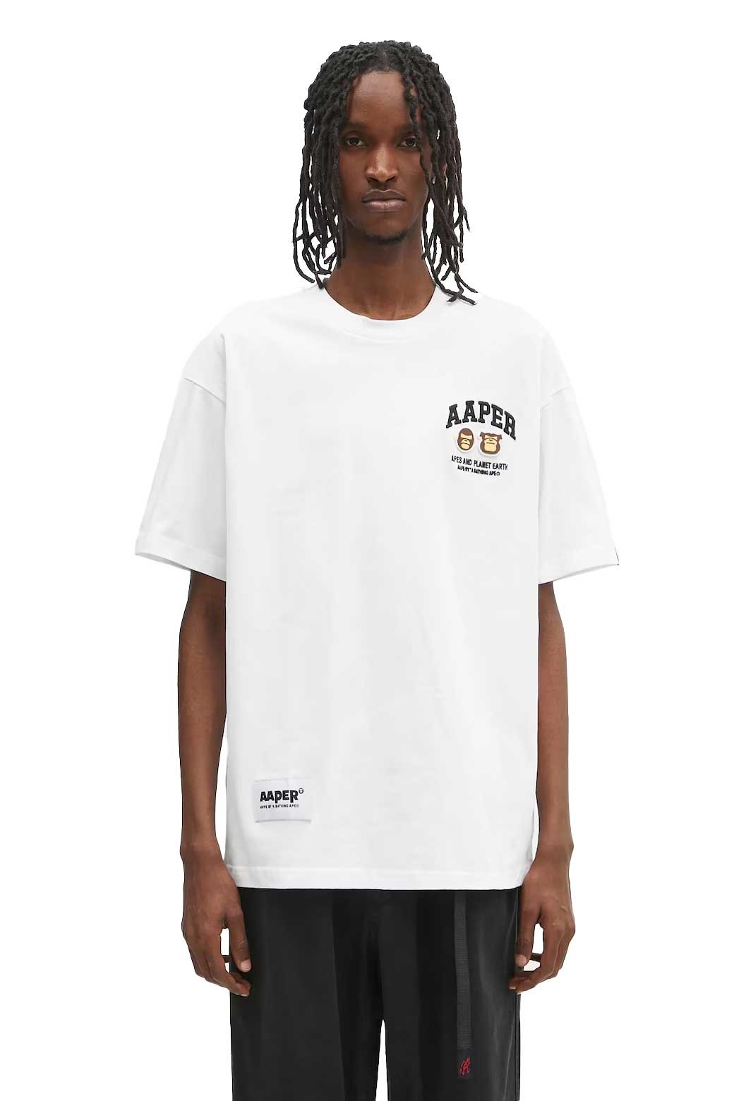 Camiseta AAPE Basic AAPER Blanca
