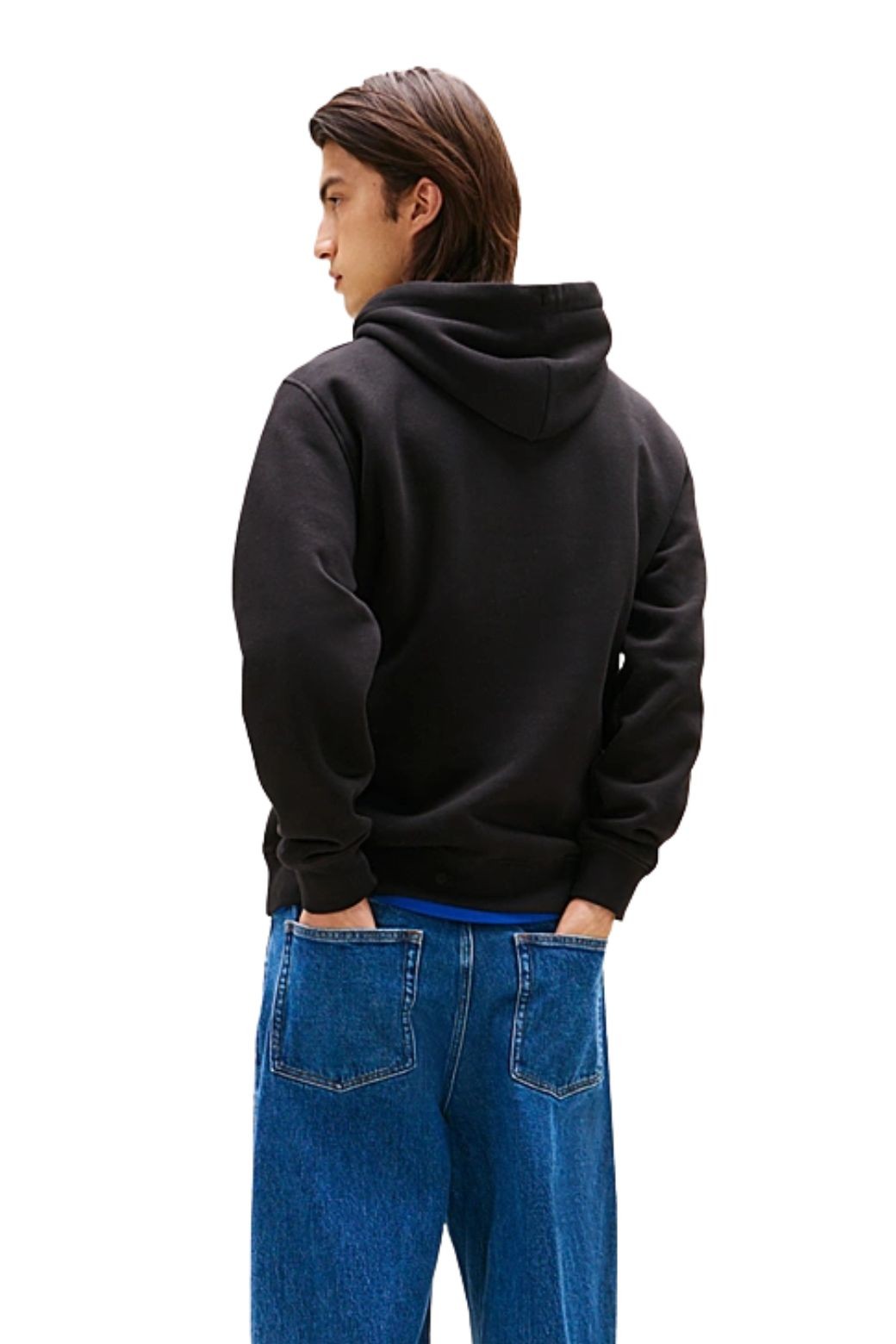 Sudadera Tommy Jeans Linear Logo Negro