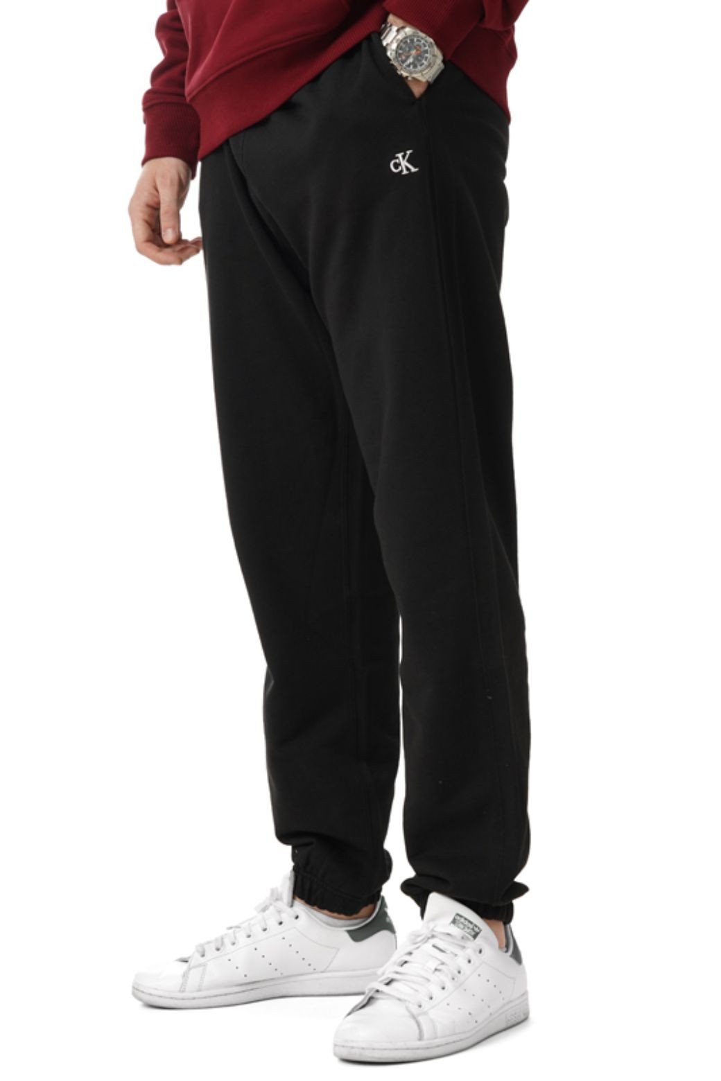 Pantalon Calvin Klein 350Terry Monogram Negro