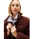 Abrigo Tommy Jeans Cord Puffer Marrón