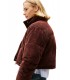 Abrigo Tommy Jeans Cord Puffer Marrón
