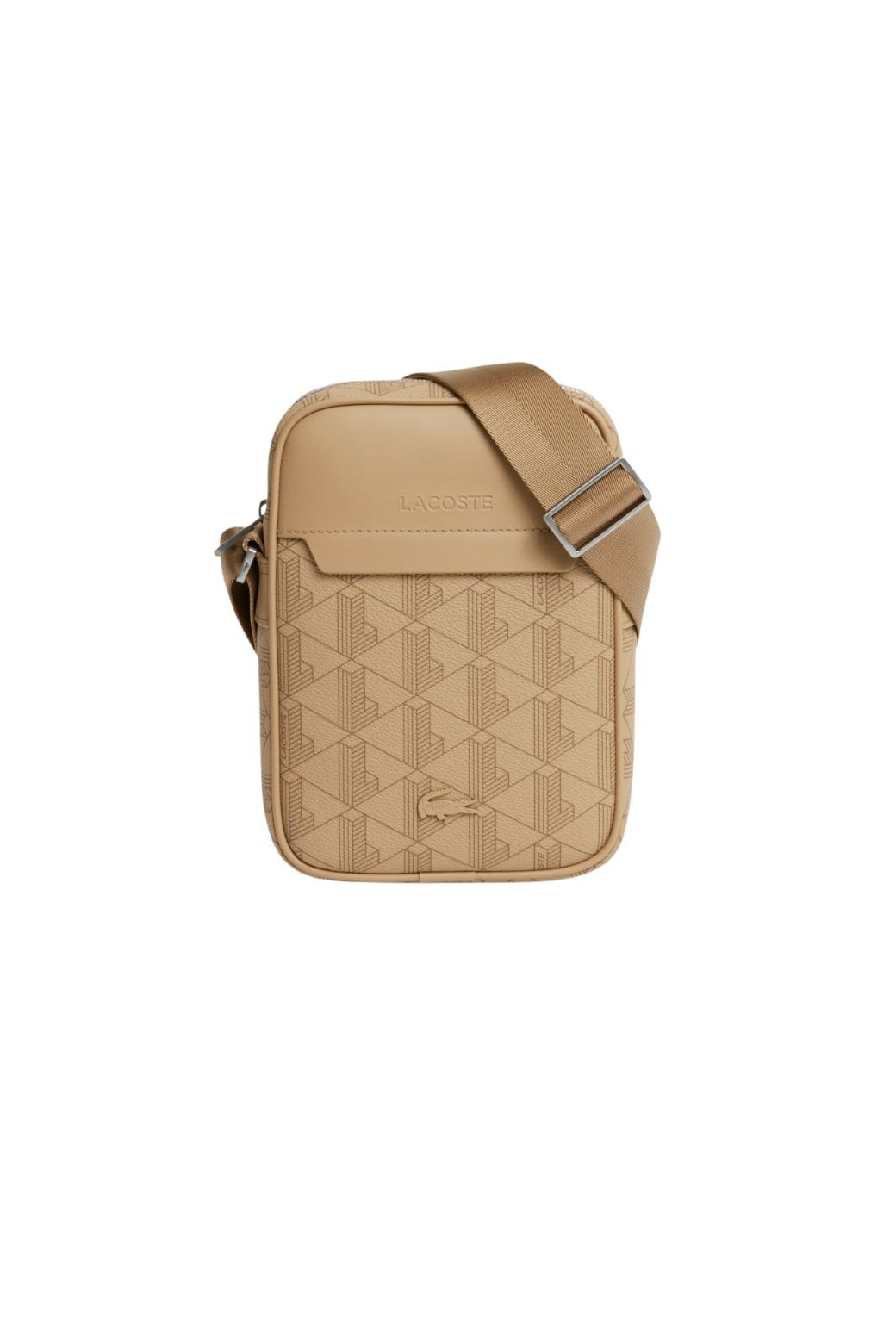 Bolso Lacoste Monogram Beige