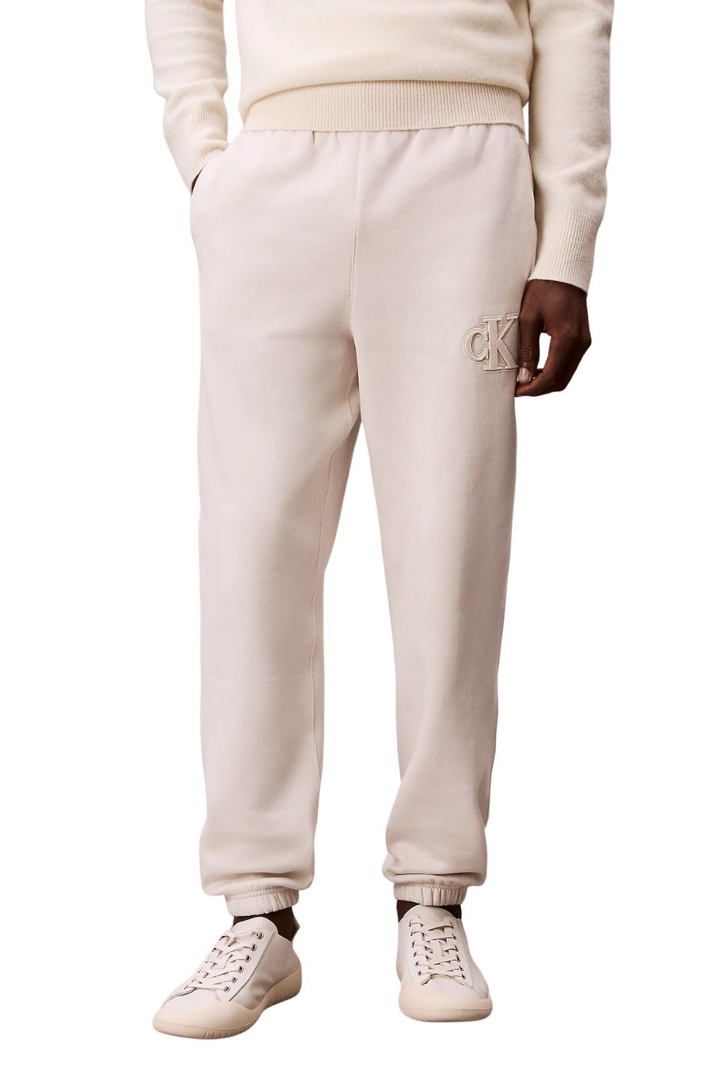 Pantalón Calvin Klein Fleece Gift Beige
