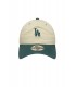 Gorra New Era LA Dodgers Beige y Verde