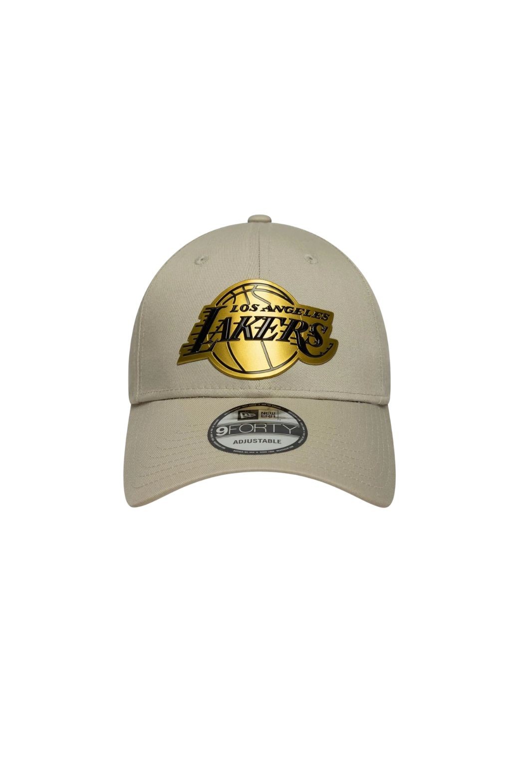Gorra New Era LA Lakers Metallic Beige