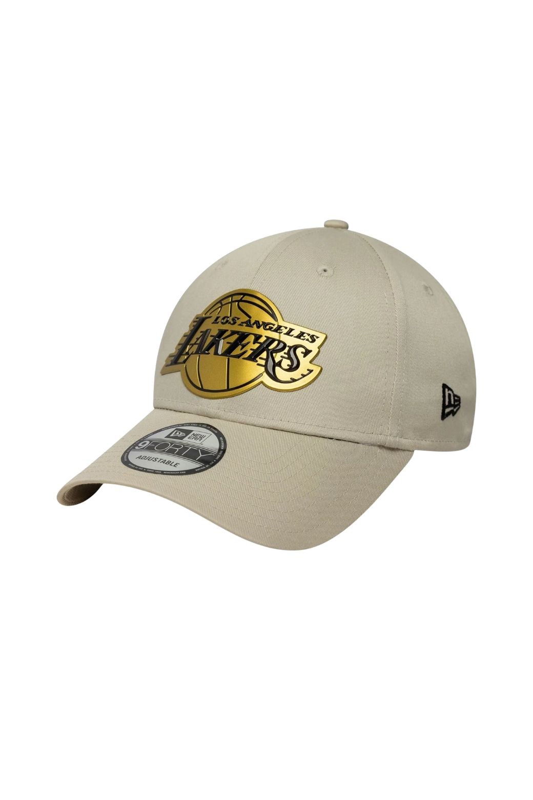 Gorra New Era LA Lakers Metallic Beige