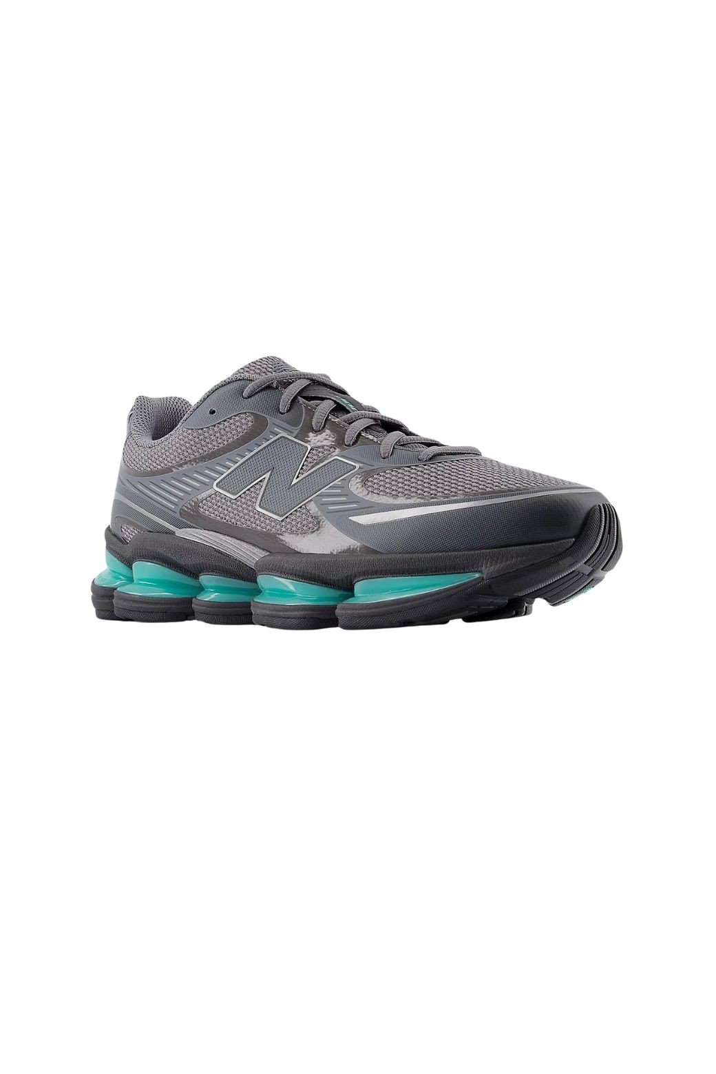 Zapatillas New Balance 2000 Abzorb Gris y Verdes
