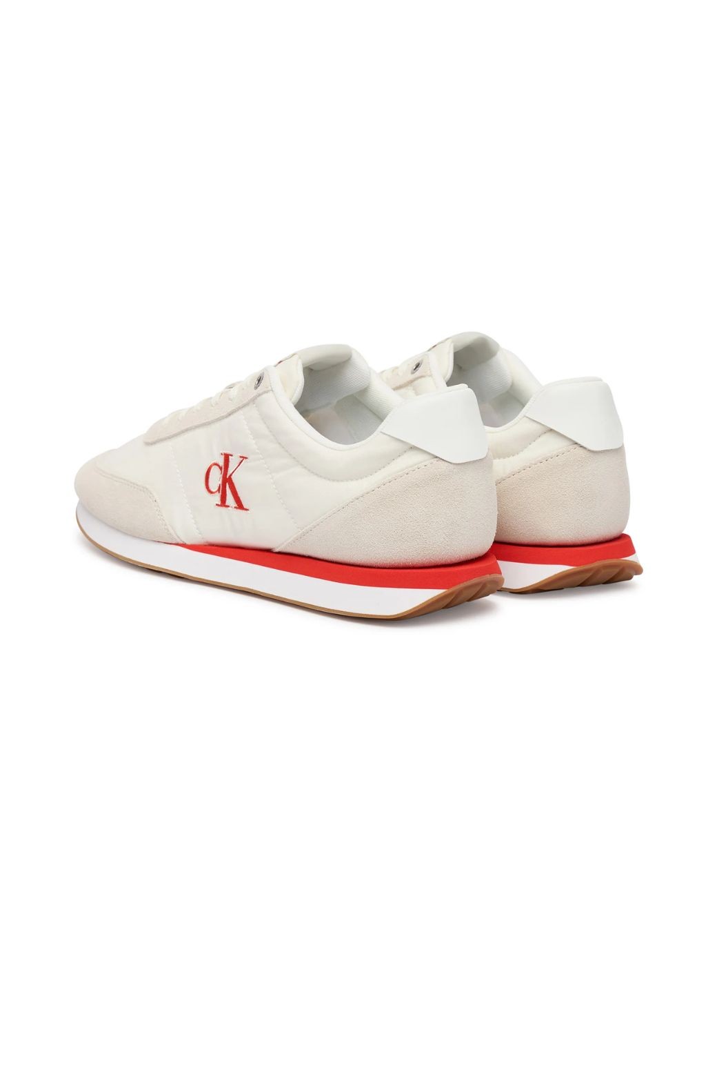 Zapatillas Calvin Klein Retro Runner Blanca y Roja