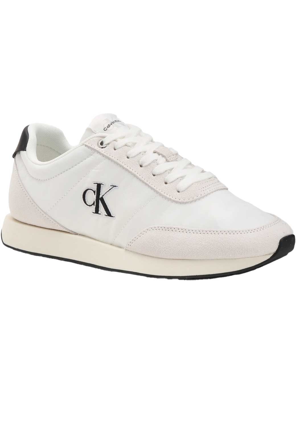 Zapatillas Calvin Klein Retro Runner Mix Blancas