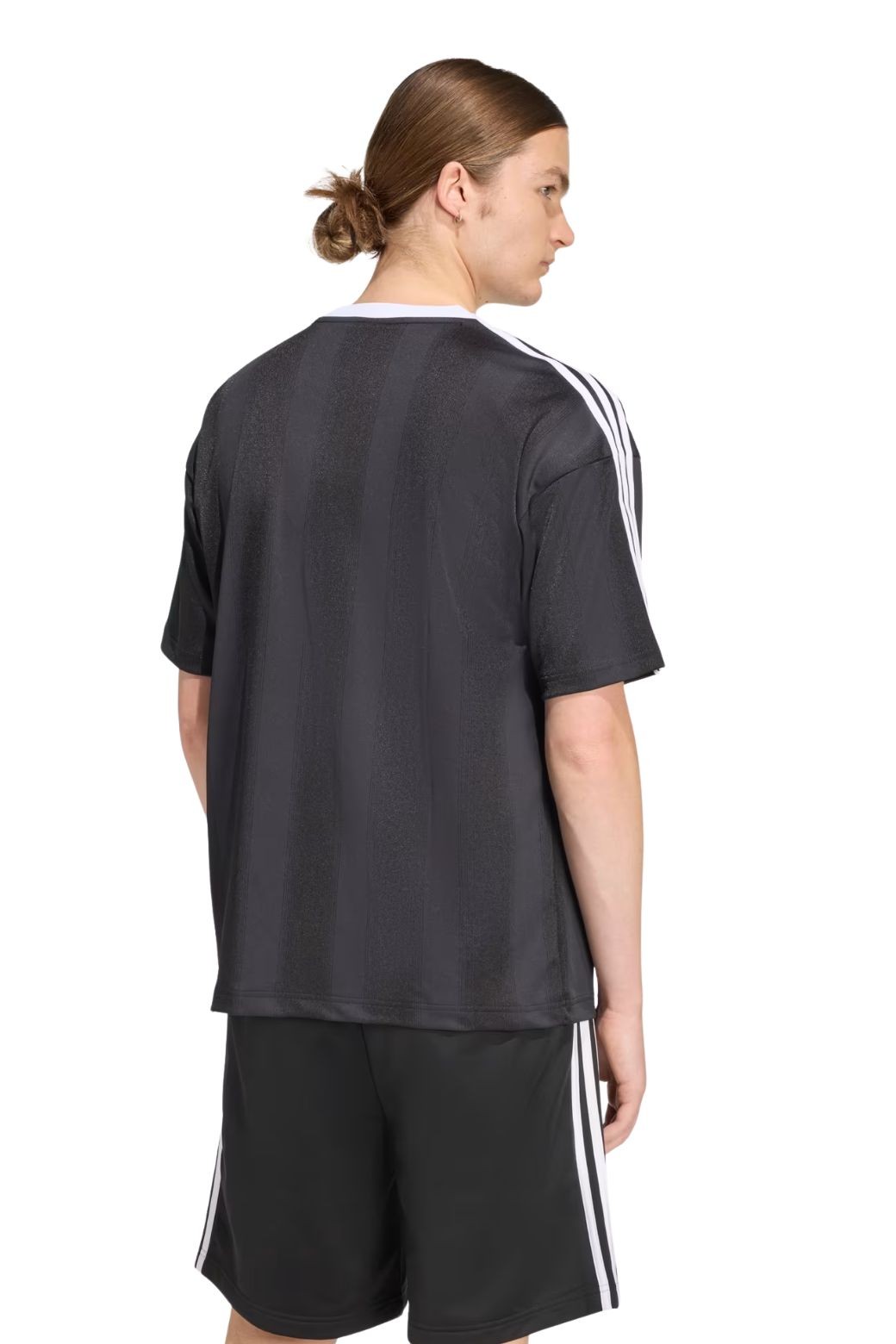 Camiseta Adidas Jacquard Adicolor Negra