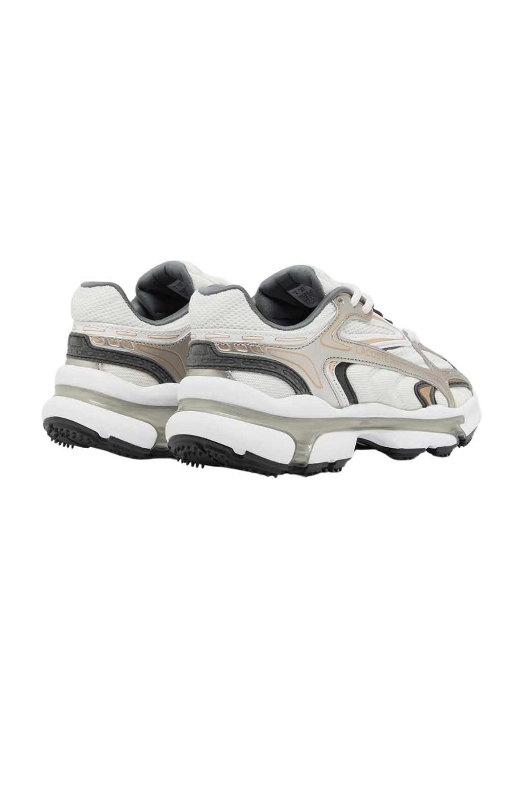 Zapatillas Lacoste 2K24 Plata y Marrón