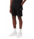 Pantalón Corto Lacoste Cargo Felpa Negro