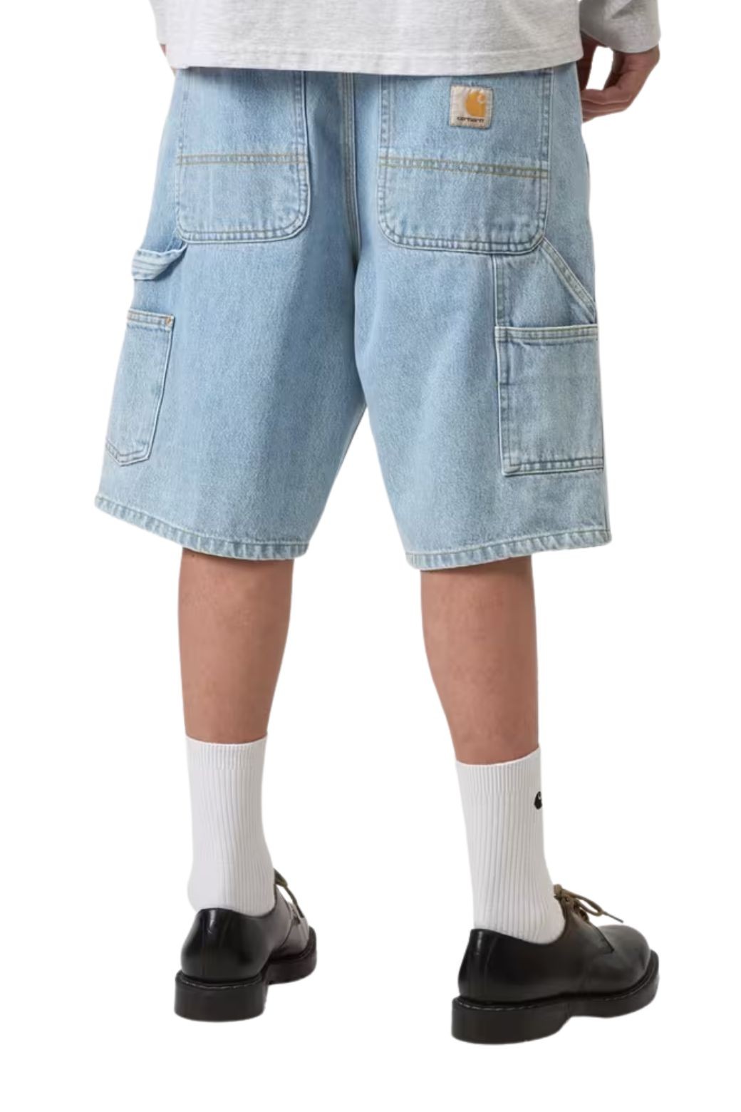 Bermuda Carhartt Wip Single Knee Vaquero azul claro