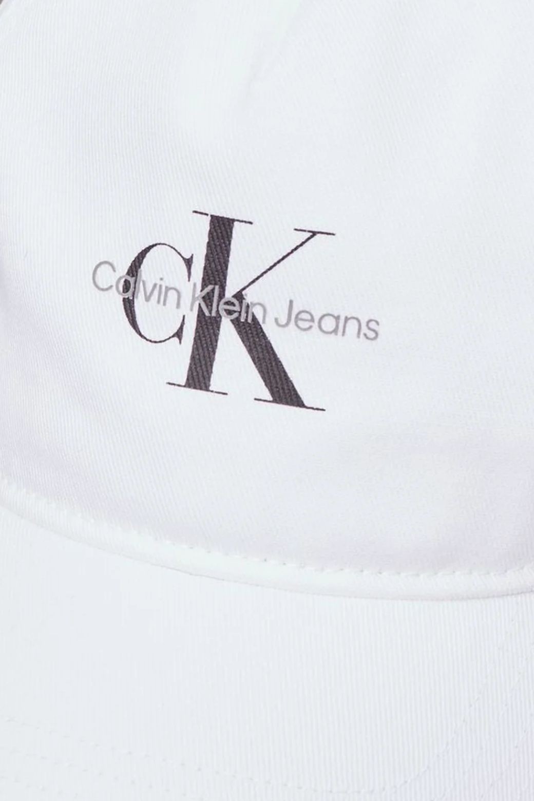 Gorra Calvin Klein Monologo Printed Blanca