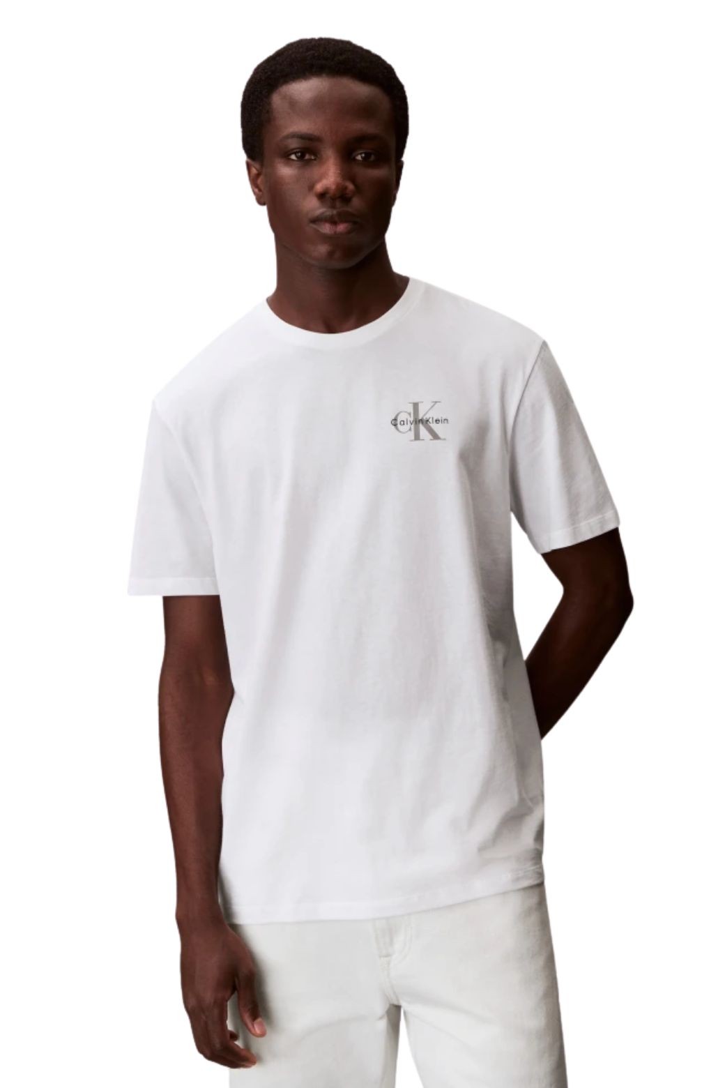 Camiseta Calvin Klein Clssc Micro Mnlg Blanca