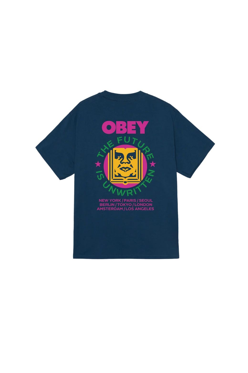 Camiseta Obey Future Unwritten Azul