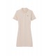 Vestido Lacoste Monograma Beige