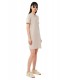 Vestido Lacoste Monograma Beige