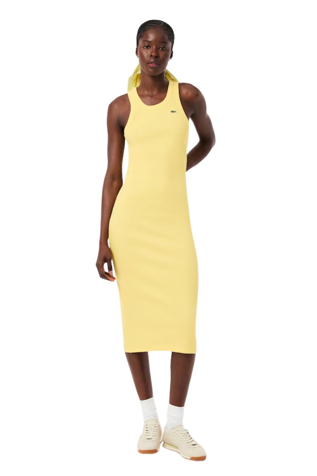 Vestido Lacoste Basic Amarillo