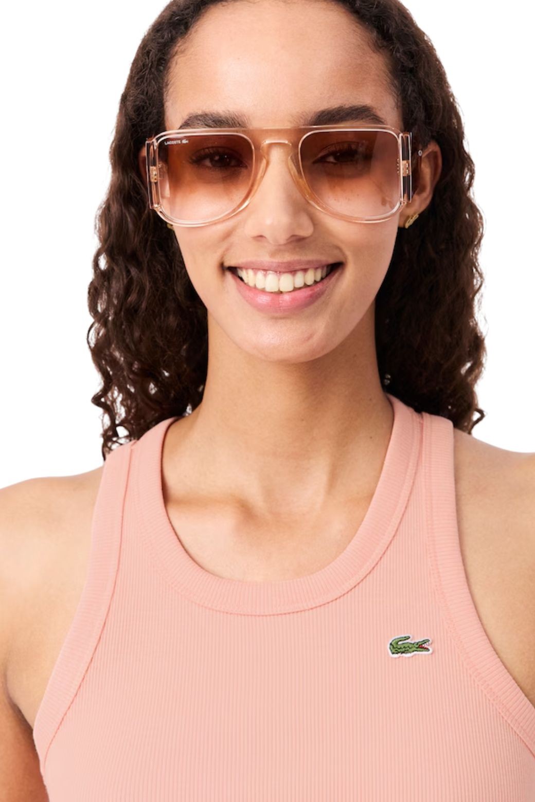 Vestido Lacoste Basic Rosa